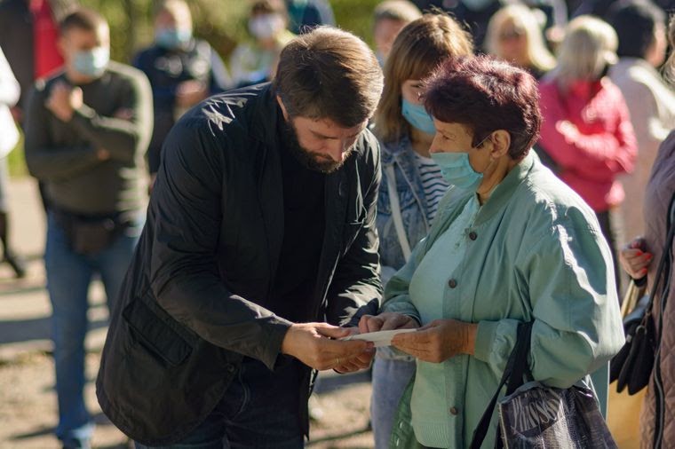 Дмитро Шевчик на зустрічі з виборцями у Кривому Розі