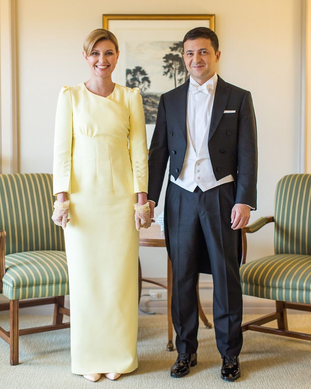 Елена Зеленская с супругом Владимиром. dqxikeidqxiqqeant