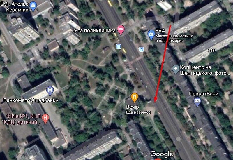 Нападение произошло на ул. Митрополита Андрея Шептицкого в Киеве dqxikeidqxiqqeant