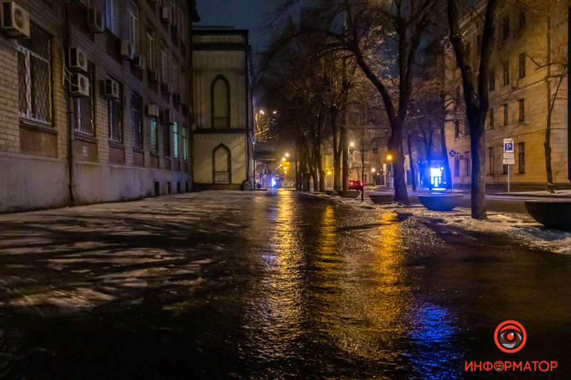 Гололед в Днепре