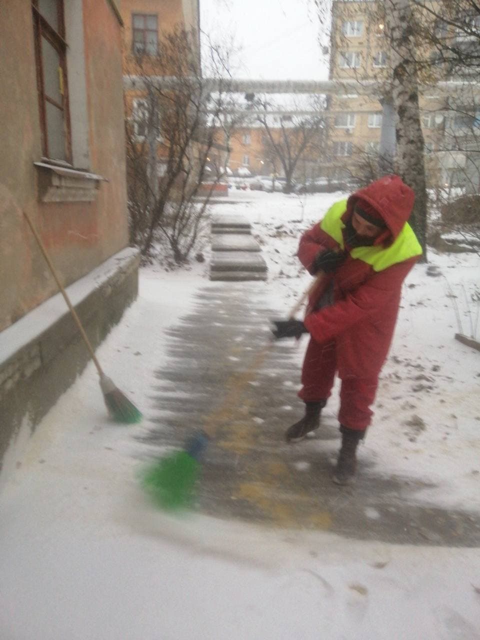Снегопад в Харькове