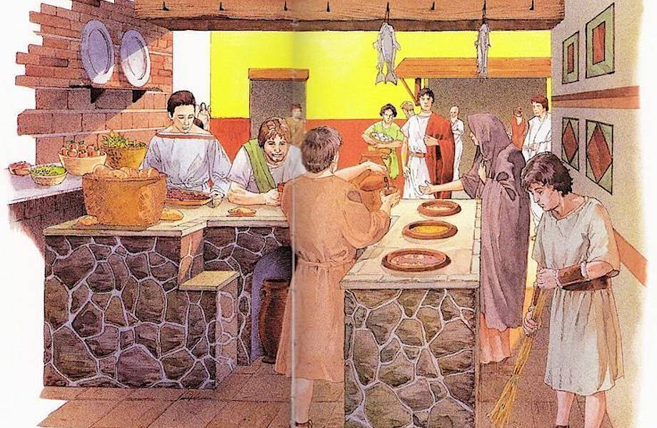 Так выглядел древнеримский термополий