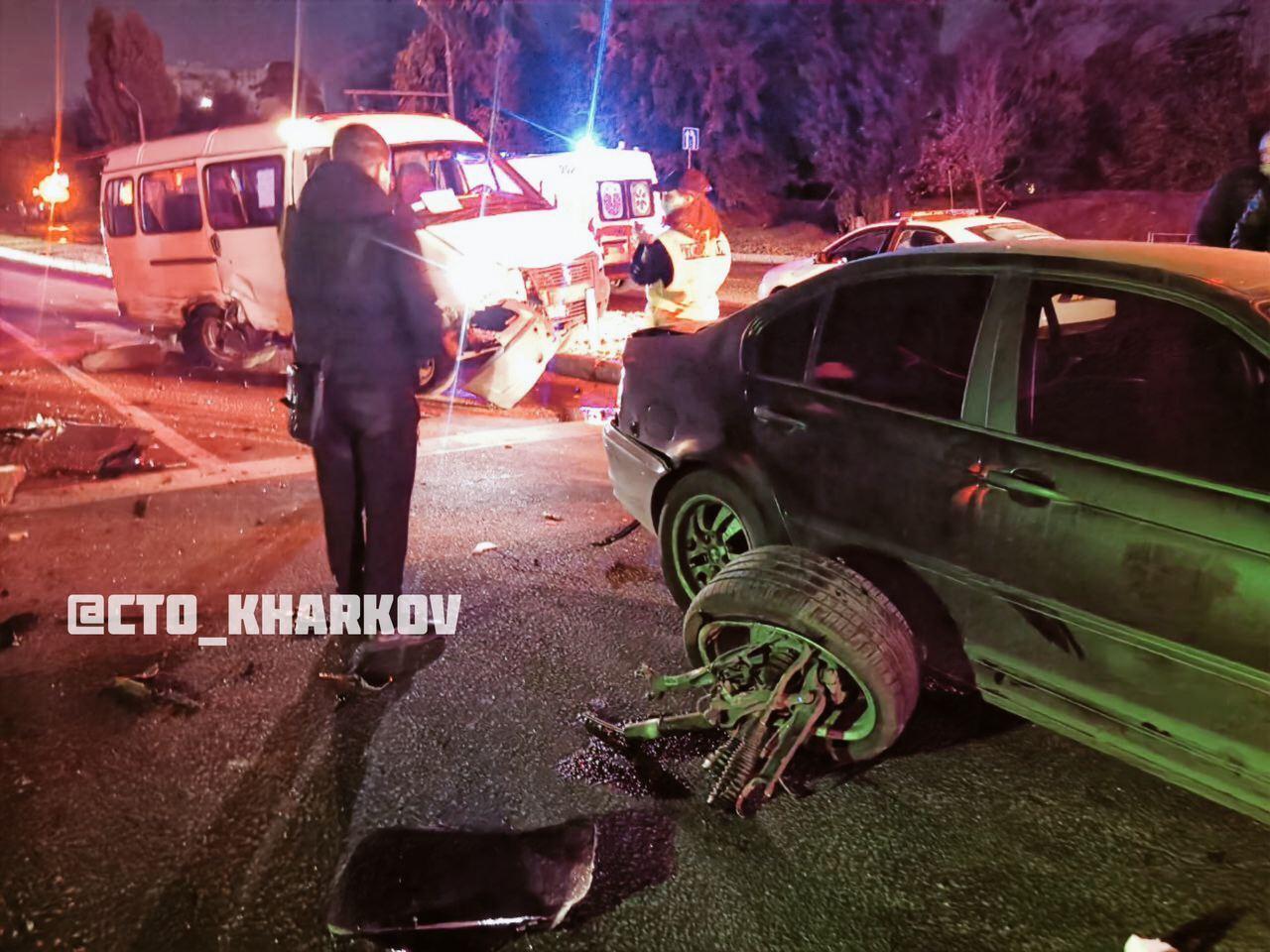 Последствия ДТП с Кравченк