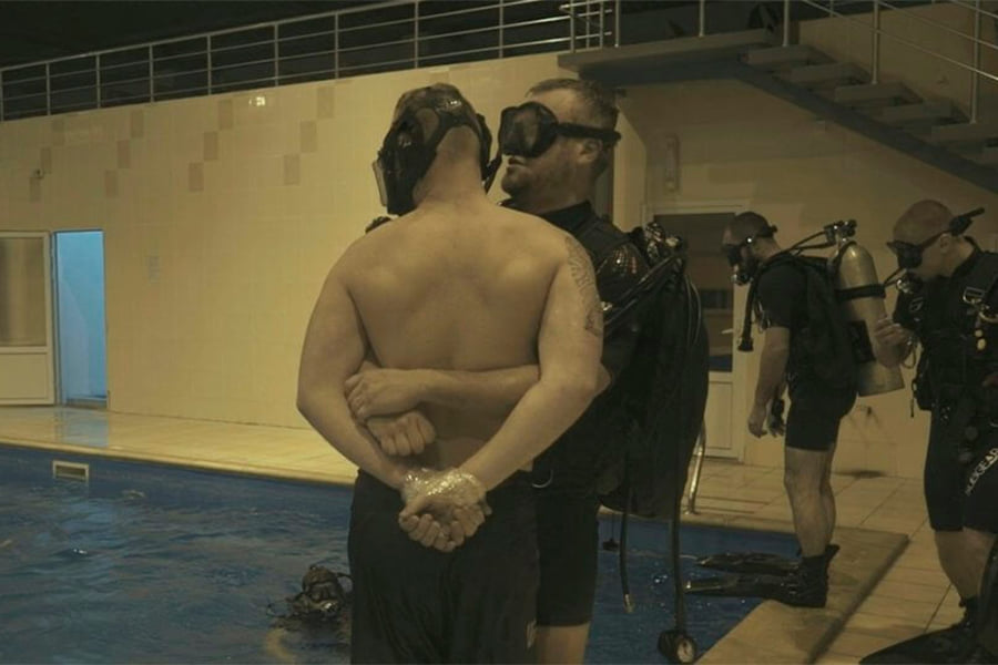 У спецзагоні Нацгвардії "Азов" готують водолазів-розвідників для ООС. ФОТО