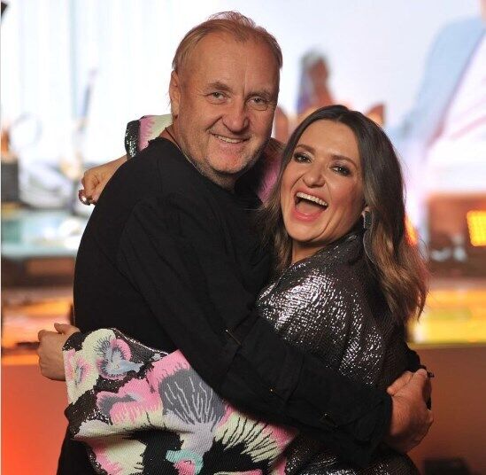 Продюсер Владимир Бебешко и певица Наталья Могилевская