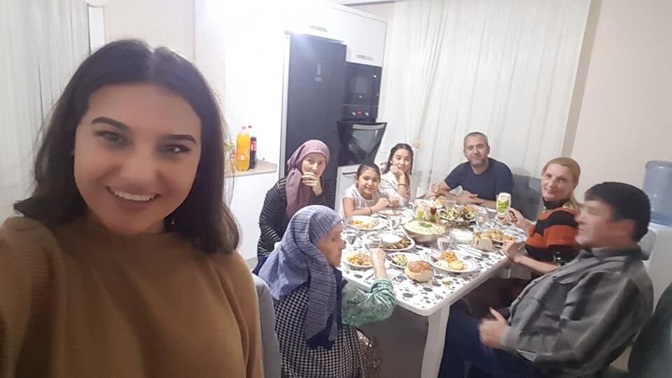 Встреча с родными мужа