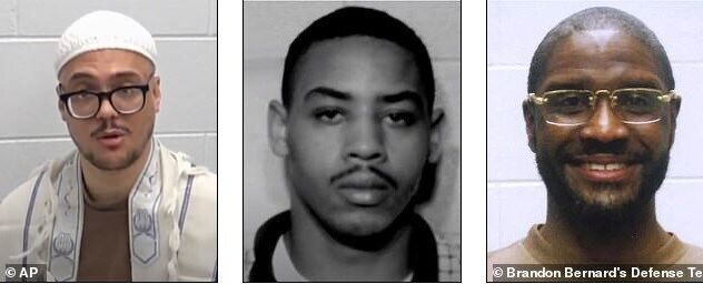 Слева направо: Кристофер Андре Виальва, Орландо Кордиа Холл, Брэндон Бернар.