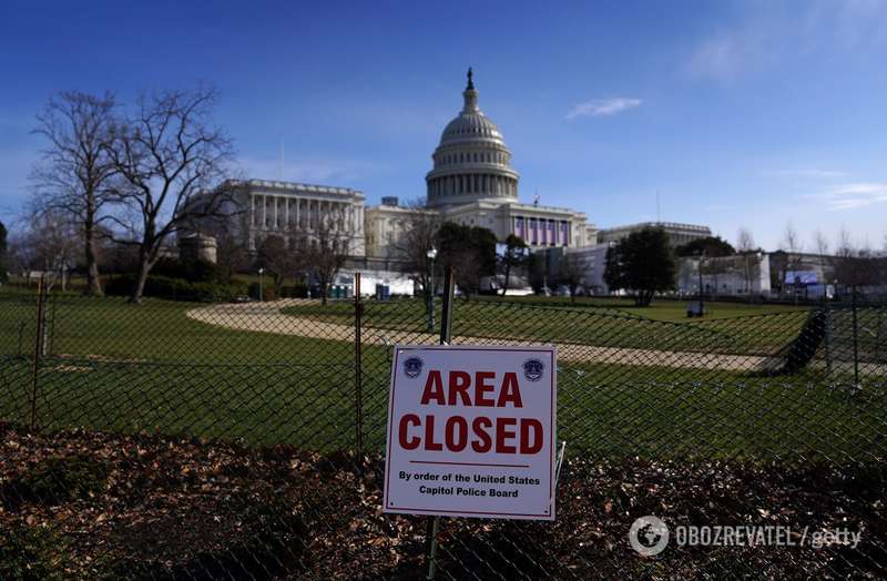 Заграждения в центральной части Вашингтона после 20 января будут сняты
