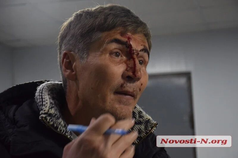 Александр Жолобецкий в райотделе полиции