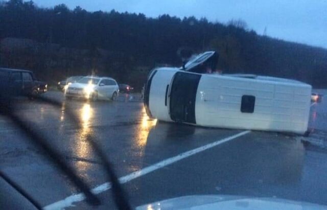Массовая авария в Ужгороде.