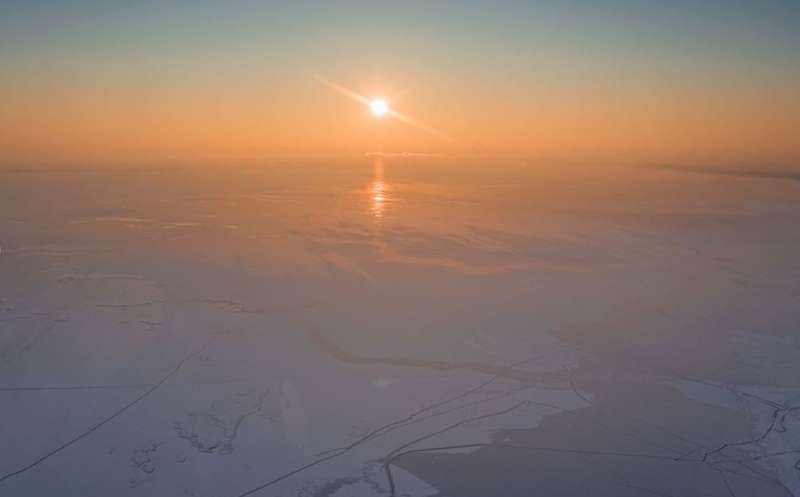 Закат на Киевском море