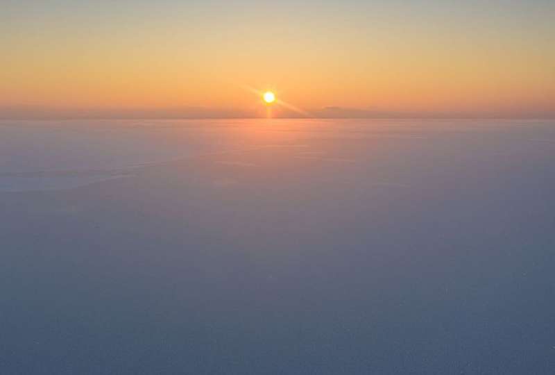 Закат над Киевским морем