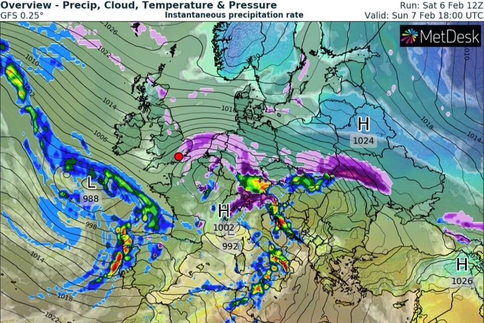 Карта холода в Украине
