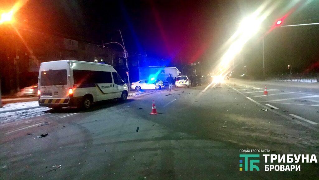 ДТП на ул. Киевской в Броварах