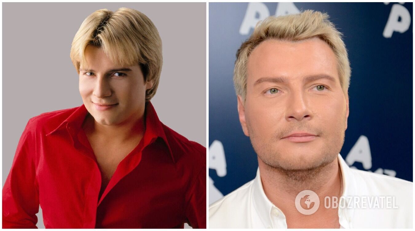 Николай Басков в начале карьеры и сейчас