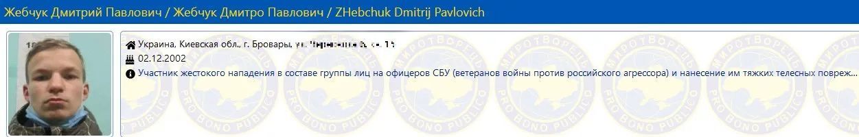 Жебчук Дмитрий