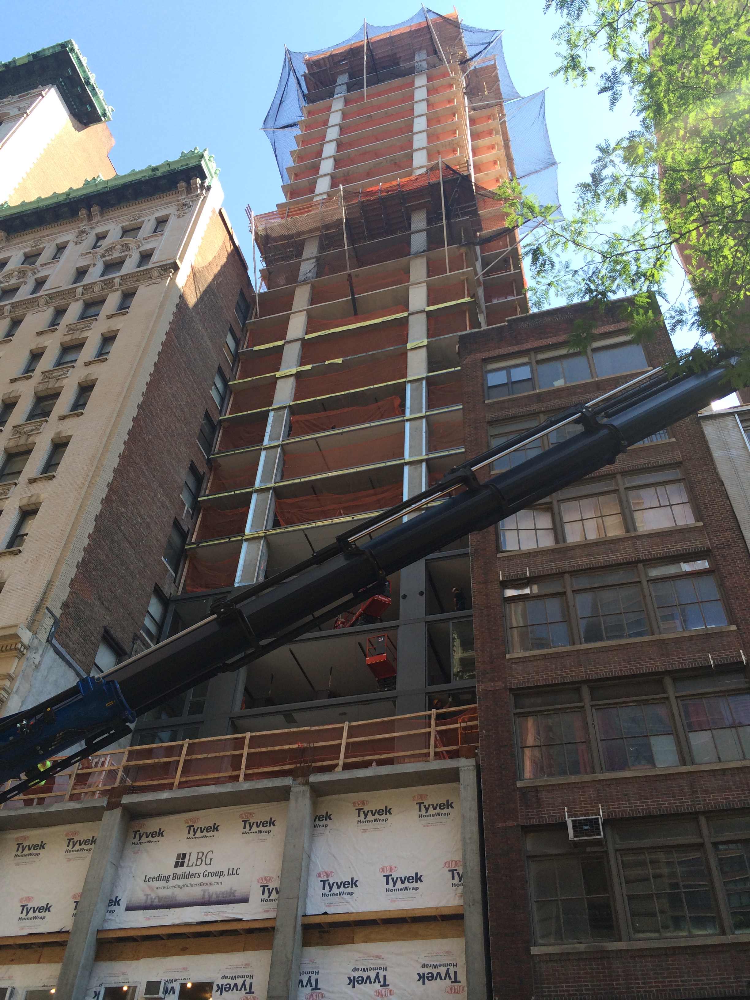 Один из проектов "Quadrum". Идет активное строительство отеля на Манхеттене, в Нью-Йорке. Фото: Анна Денисенко