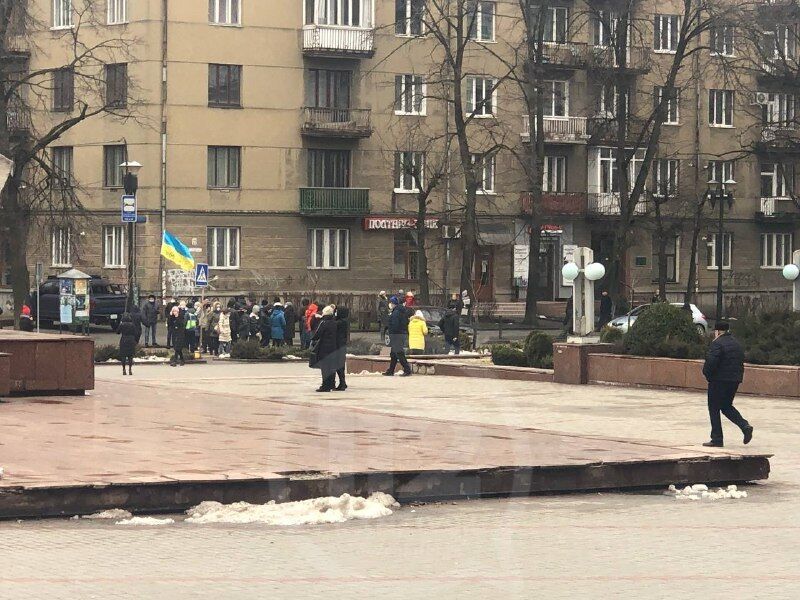 Акция в Ивано-Франковске.