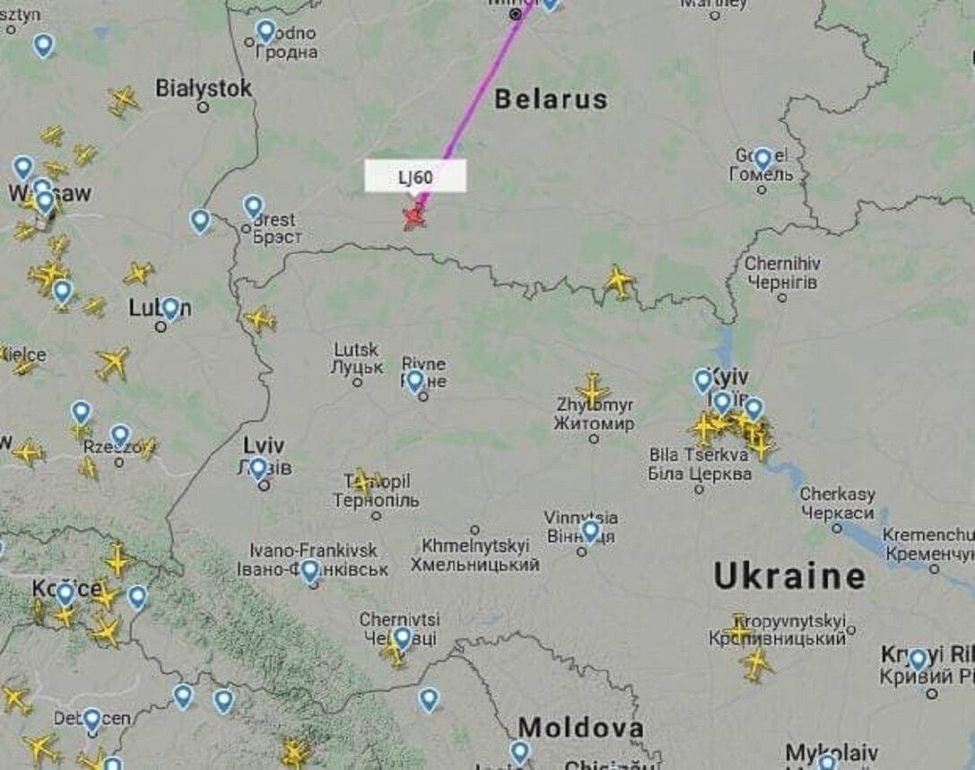 Траектория полета Learjet 60 Learjet 60 dqxikeidqxiqqeant