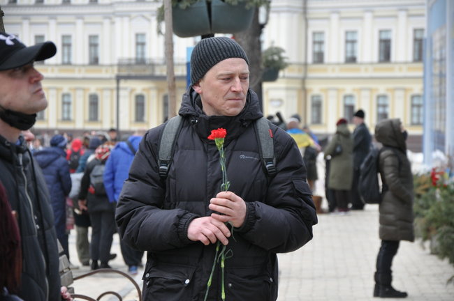 Чествования по случаю Дня добровольца на Михайловской площади в Киеве 20