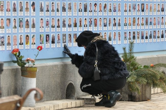 Чествования по случаю Дня добровольца на Михайловской площади в Киеве 22