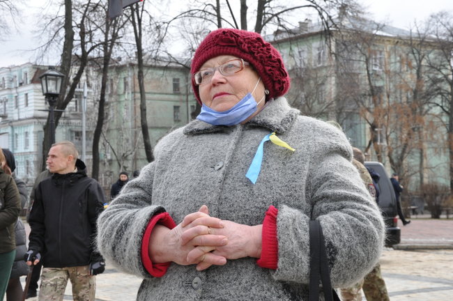 Чествования по случаю Дня добровольца на Михайловской площади в Киеве 10