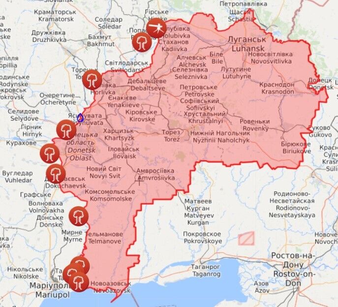 Карта войны на Донбассе dqxikeidqxiqqeant