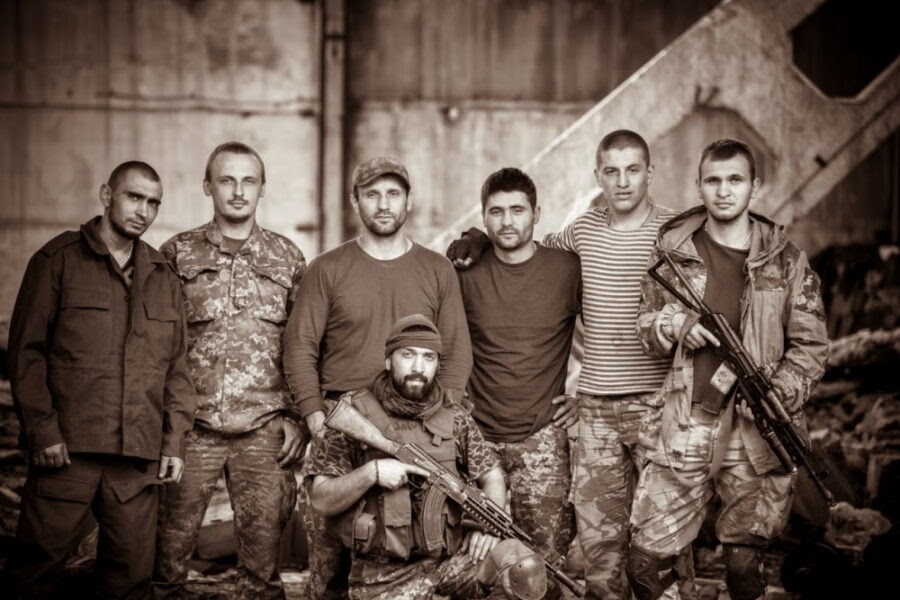 розвідник Сакура - 93 омбр - з бійцями розвідник Сакура - 93 омбр - з бійцями