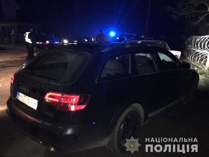 Автомобіль обвинуваченого Івана Магея. Фото управіління поліції Закарпаття