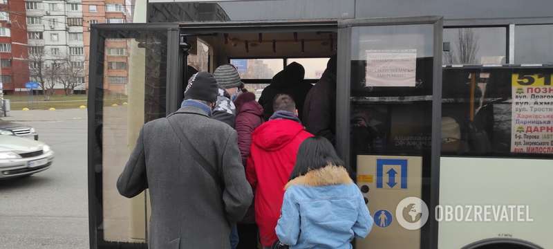 В маршрутках не соблюдают дистанцию.