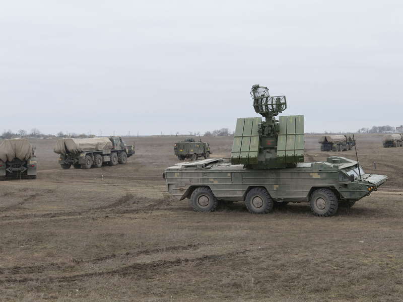 Военная техника ВСУ вблизи админграницы с Крымом