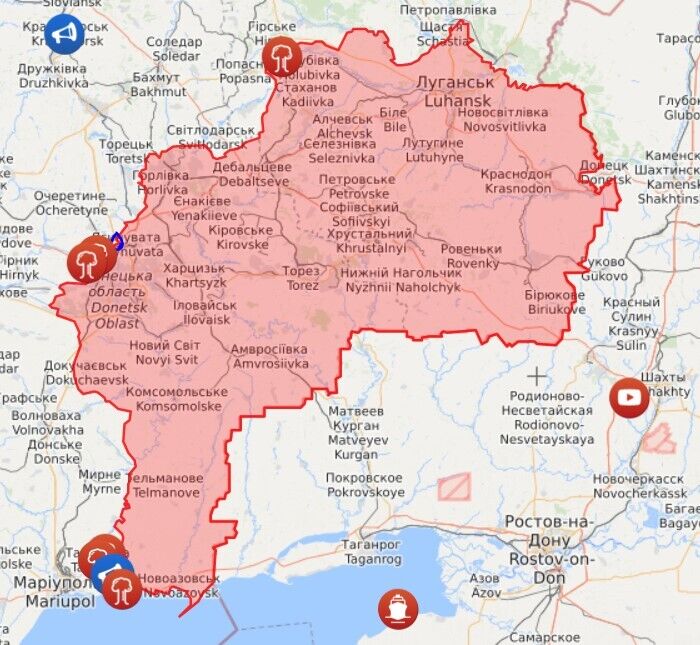 Карта войны на Донбассе dqxikeidqxiqqeant