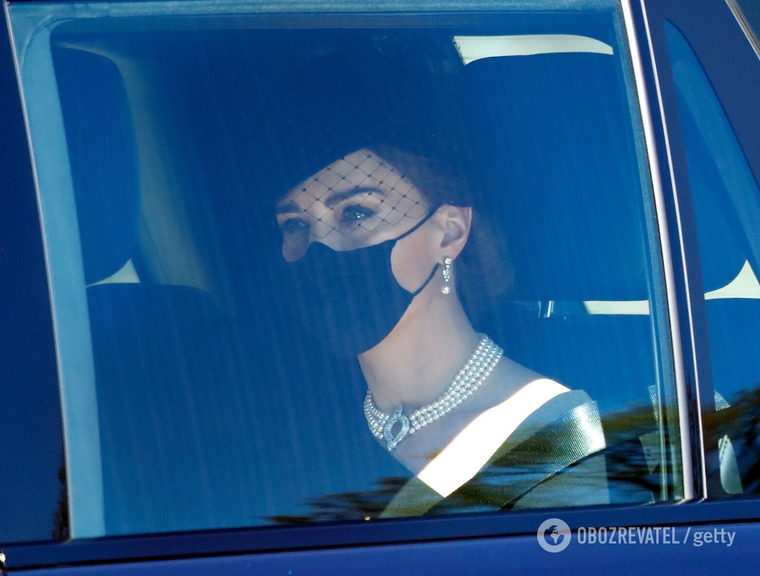 Кейт Миддлтон на похоронах принца Филиппа