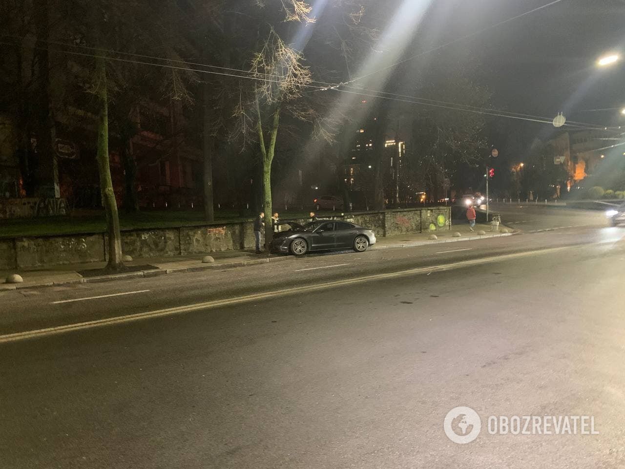 Авария в Киеве с Porsche