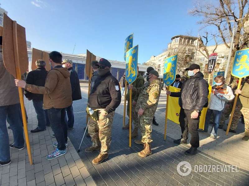 Марш в честь дня создания дивизии "Галичина".