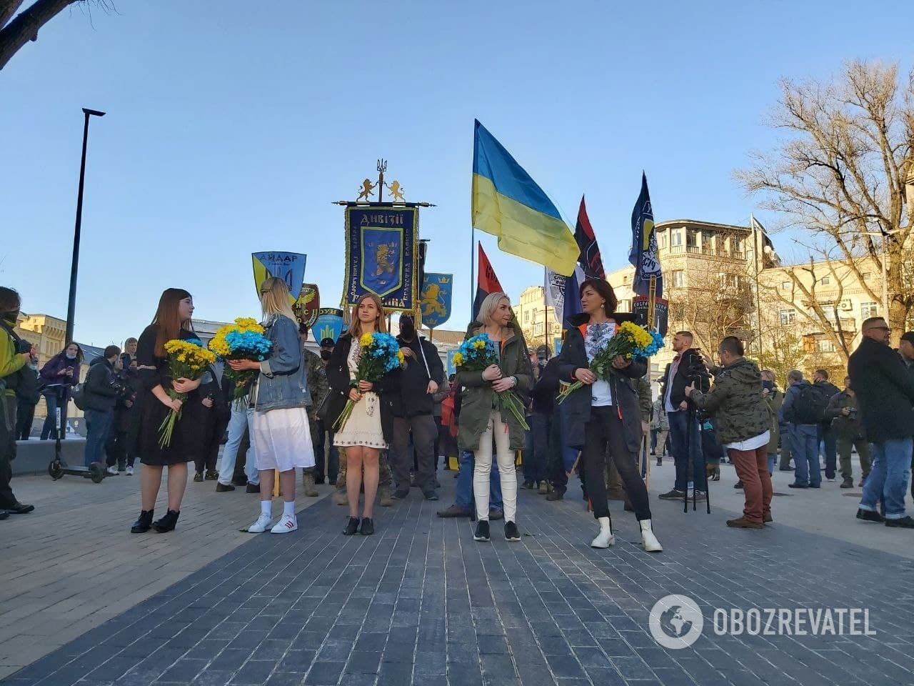 Марш в честь дня создания дивизии "Галичина".