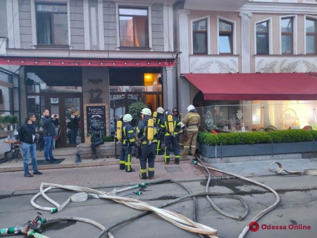 Пожар, Одесса, ресторан dqxikeidqxiqqeant