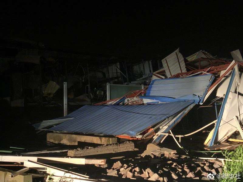 Еще один вихрь обрушился на город Шэнцзе