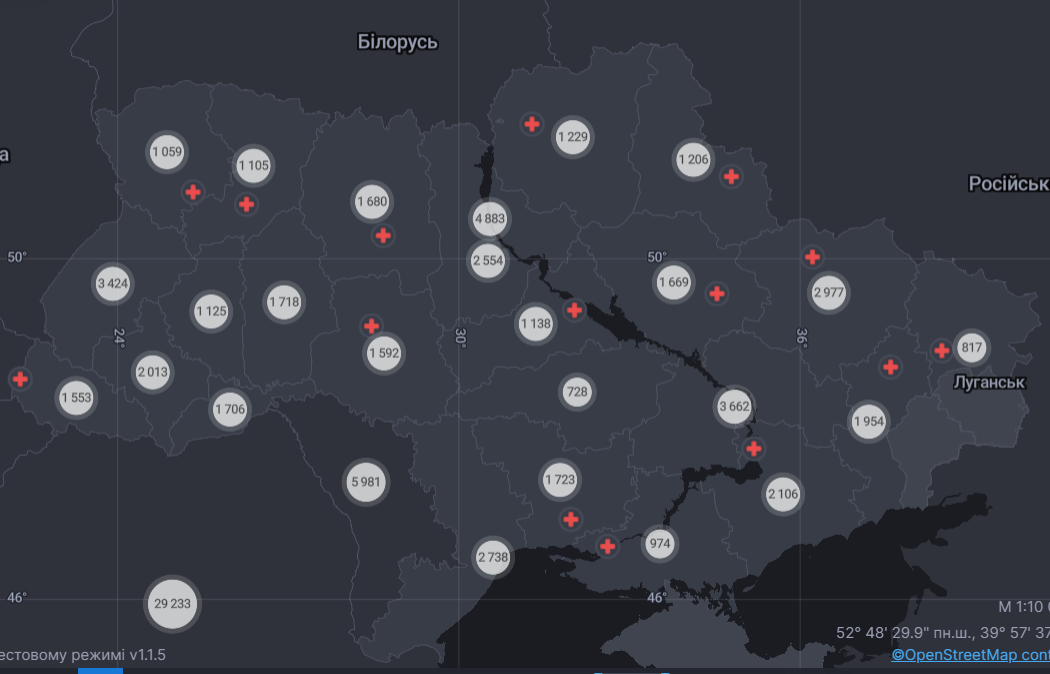 За все время эпидемии в Украине от коронавируса умерло 47 000 человек dqxikeidqxitkant