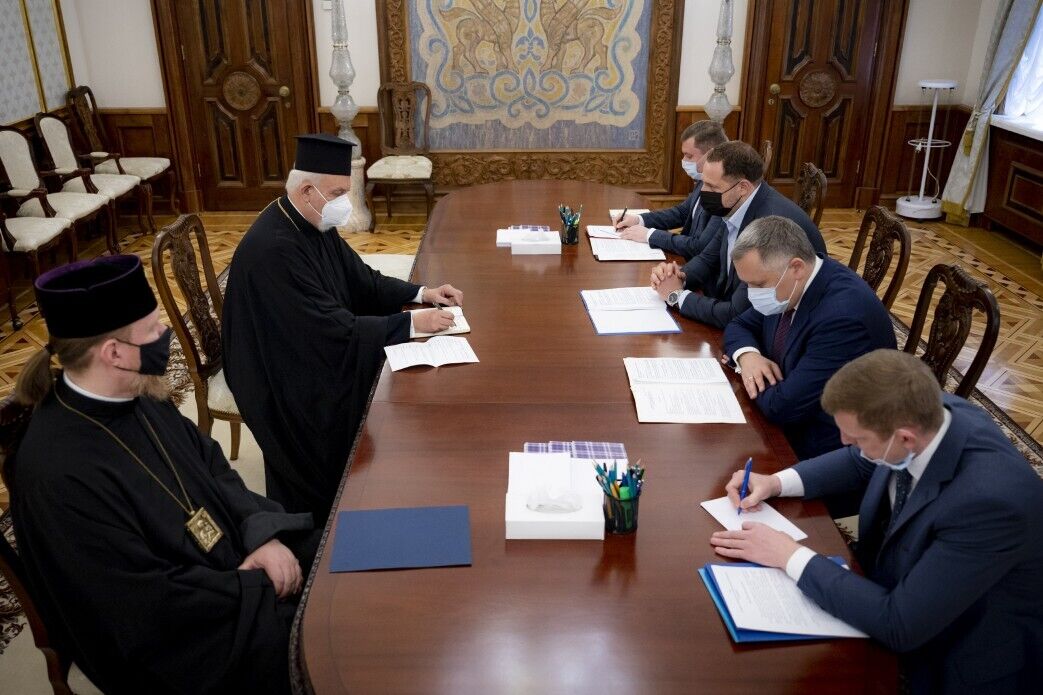 Встреча с церковниками в Офисе президента dqxikeidqxitkant