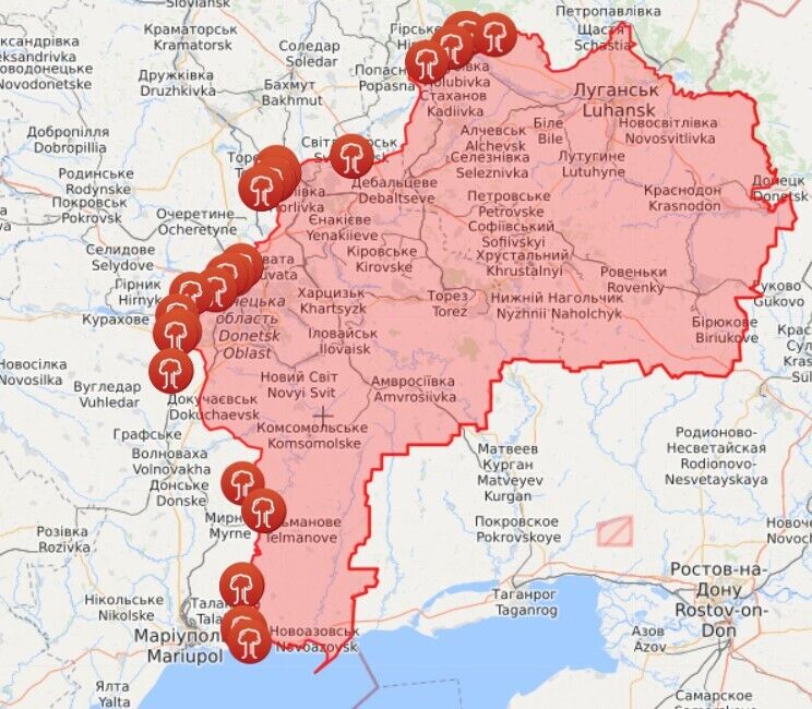 Карта войны на Донбассе dqxikeidqxiqqeant