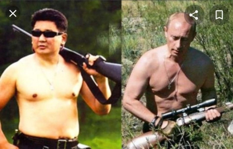 Ухнаагійн Хурелсух, Володимир Путін