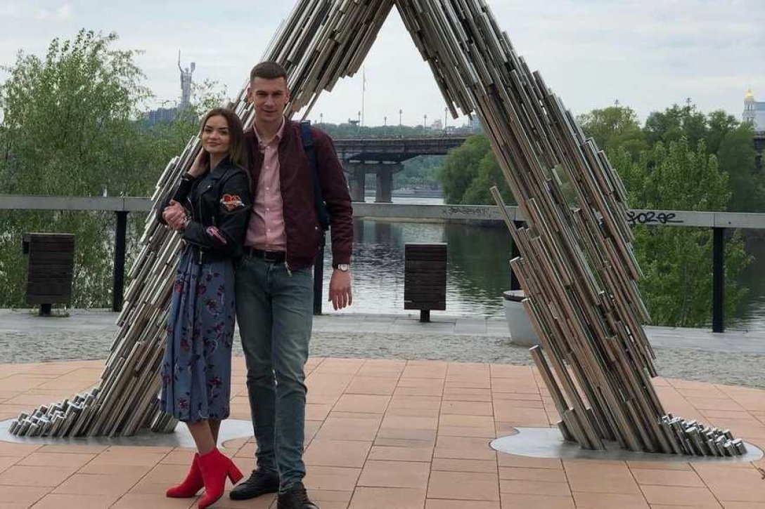 влюбленные, пара, влюбленные с цепью, пара из Харькова, Александр Кудлай, Виктория Пустовитова