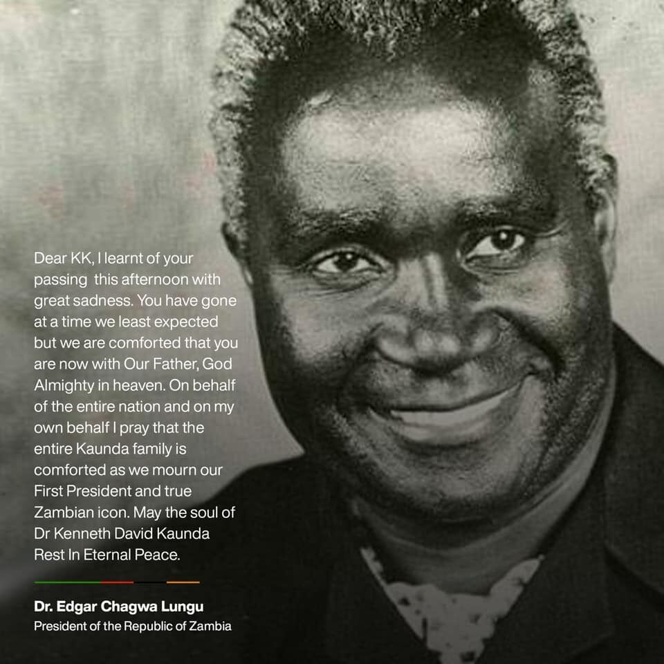 Кеннет Каунда умер в 97 лет