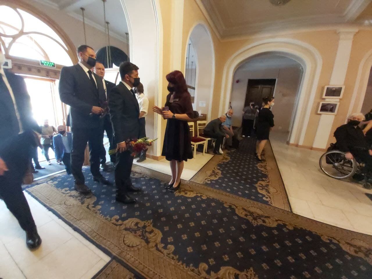 Зеленский на церемонии прощания с Чапкисом