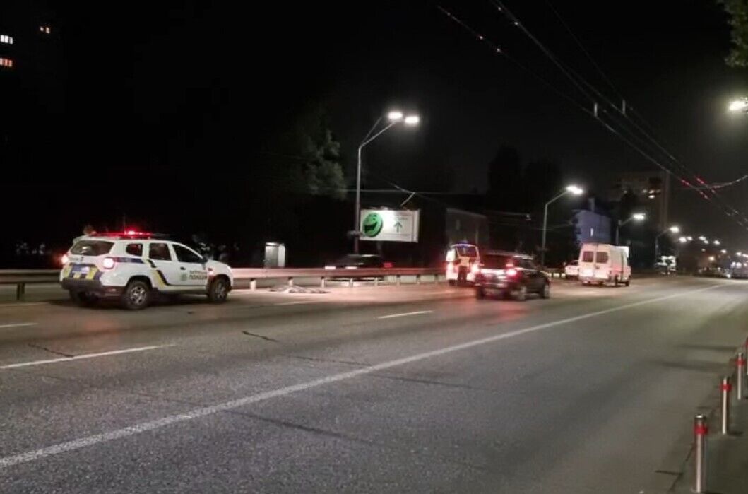 Кадры с места аварии