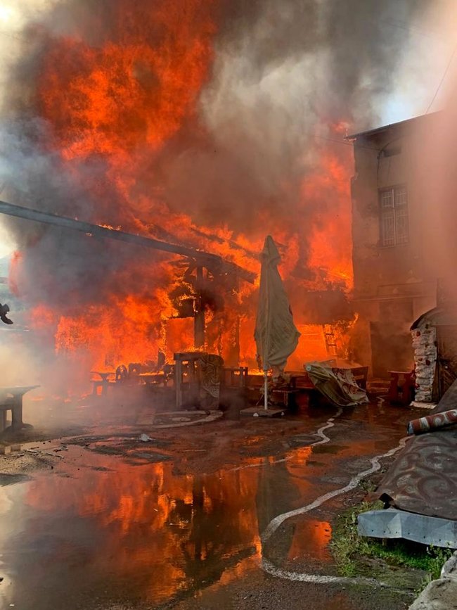 В Тернополе горел ресторан, - ГСЧС 02 В Тернополе горел ресторан, - ГСЧС 02