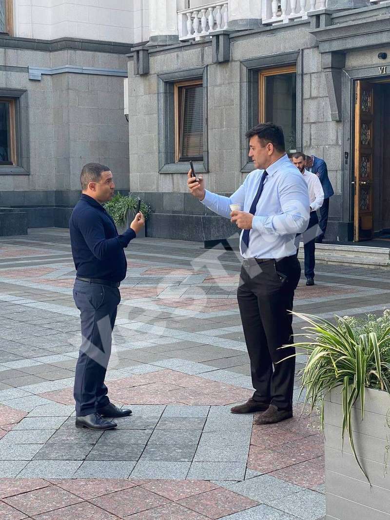 Куницкий и Тищенко вышли из здания ВР