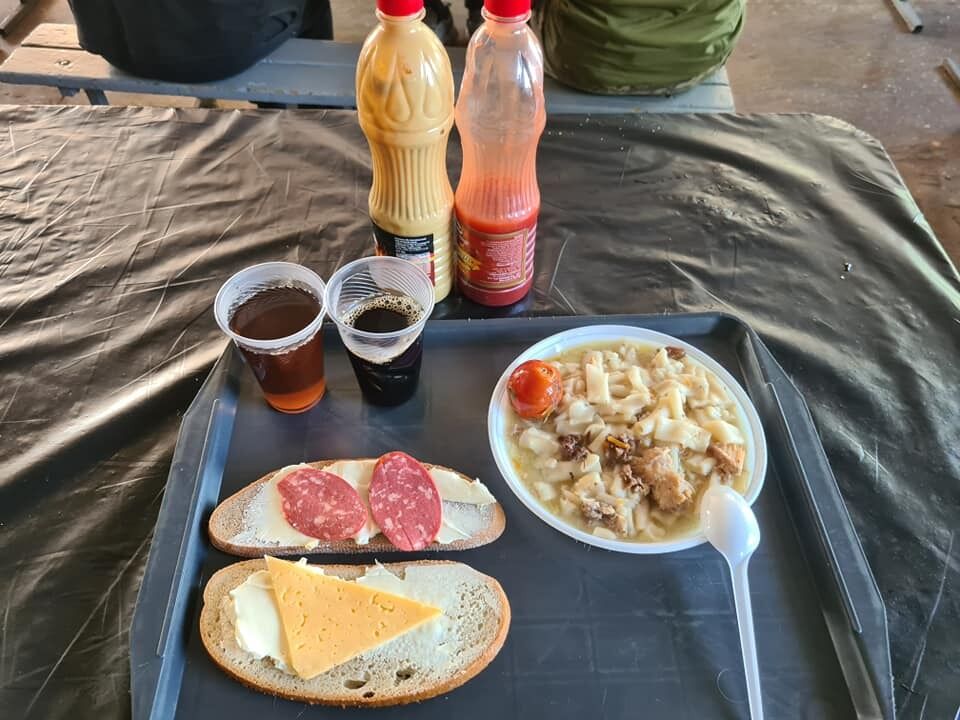 Питание на сборах резервистов ВСУ