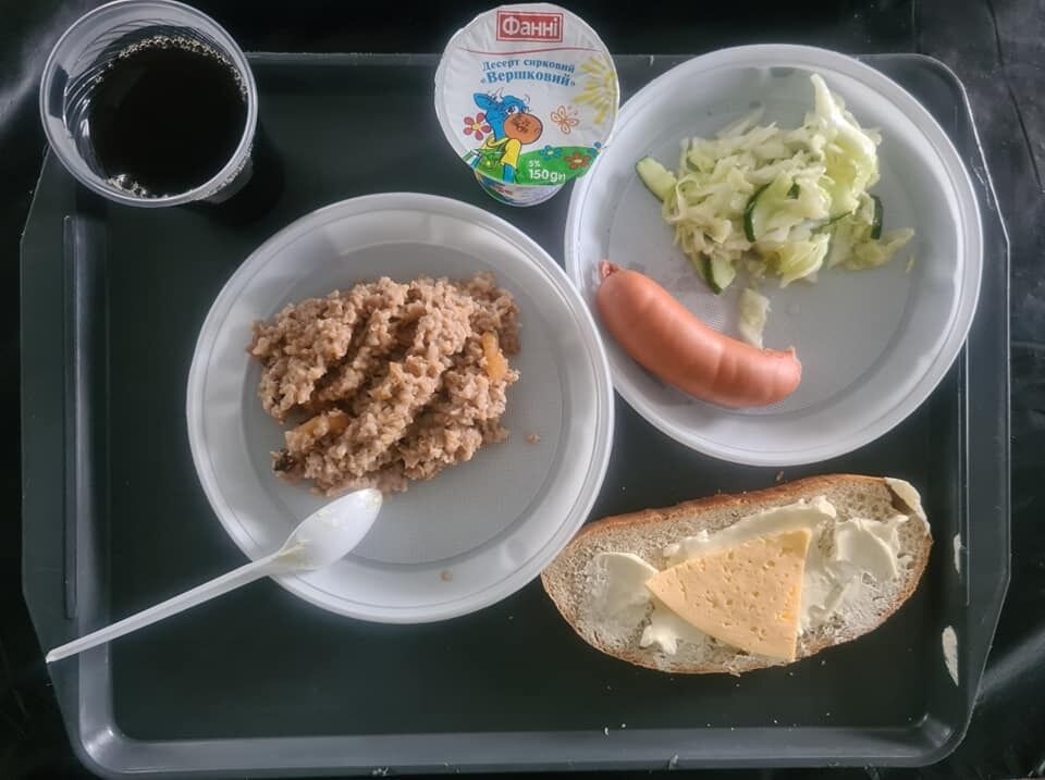 Еда украинского солдата на сборах резервистов